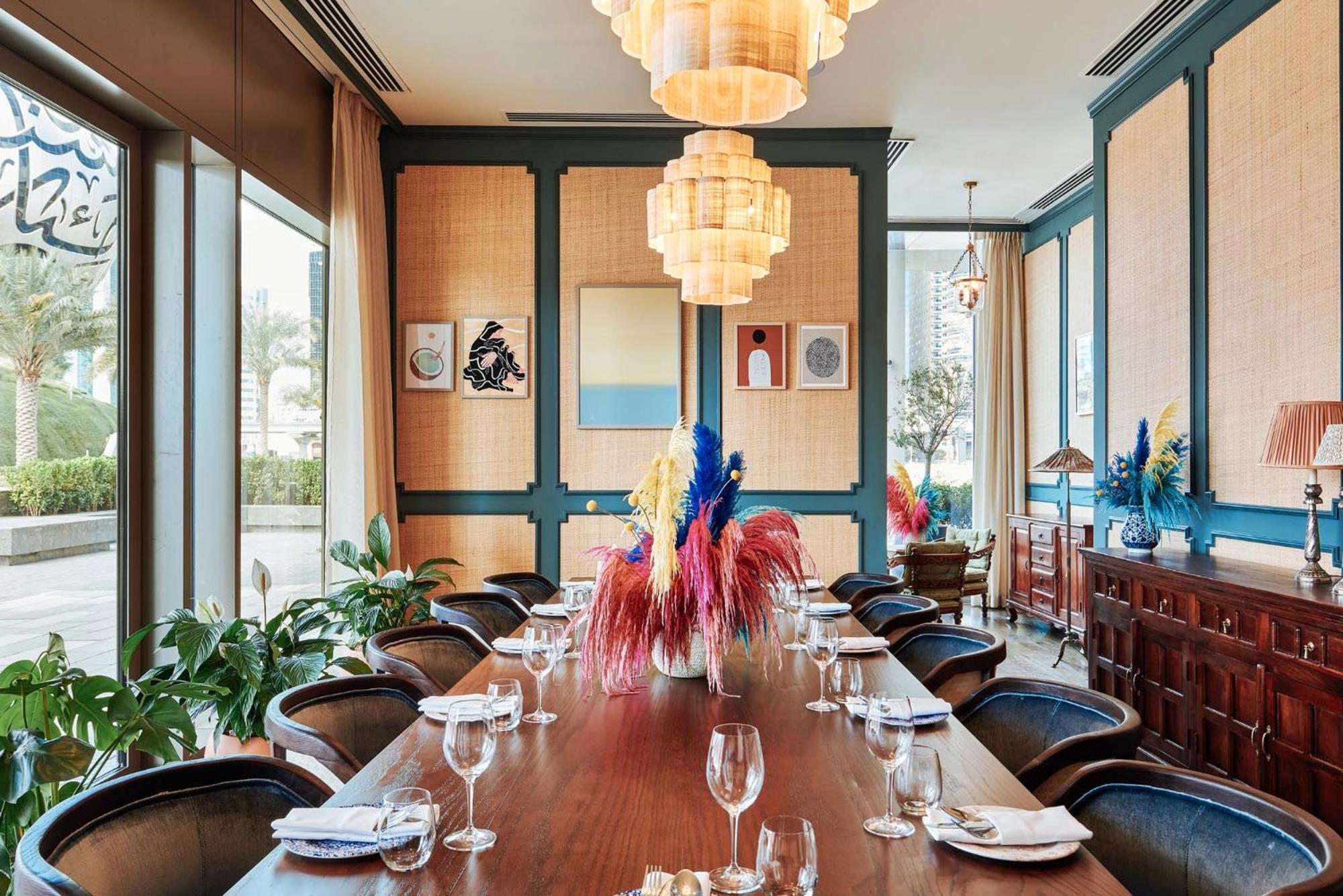 25Hours Hotel Dubai One Central Ngoại thất bức ảnh The dining room at the restaurant